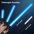thumbnail image 2 of Sable doble 2 en 1 Light Up Sabers Solizan con Fx Sound Kids, 2 of 4