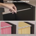 thumbnail image 4 of HOMCOM Lateral File Cabinet with 4 Drawer, Lock, for A4 Letter, Black, 4 of 10