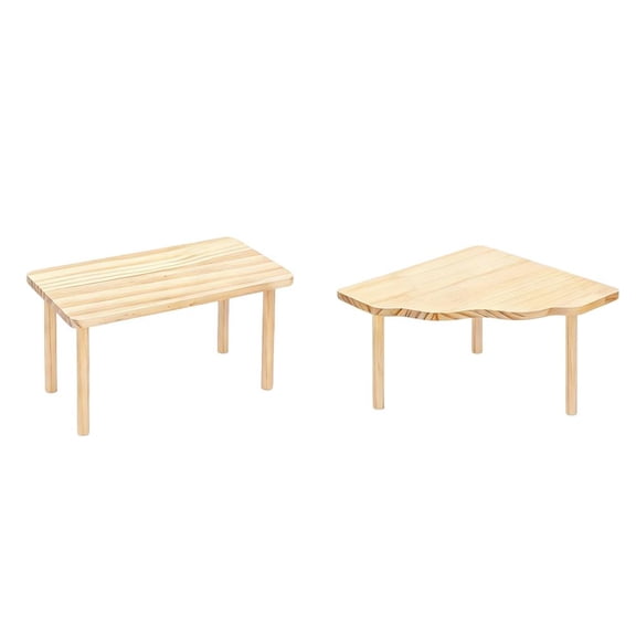 Hamster Platform Set, Wooden Modular Playground Stand Cage Accessories