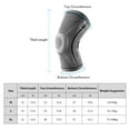 thumbnail image 4 of Rodilleras 1 Uds soporte de rodilla para hombres y mujeres, rodilleras con estabilizadores laterales Tomshoo Rodilleras, 4 of 7