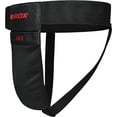 thumbnail image 4 of RDX Groin Guard for Boxing Muay Thai Kickboxing MMA Fighting, Maya Hide Leather Kara Men Jockstrap Martial Arts Training, Abdominal Protector Sparring, Abdo Gear Taekwondo Grappling, 4 of 6