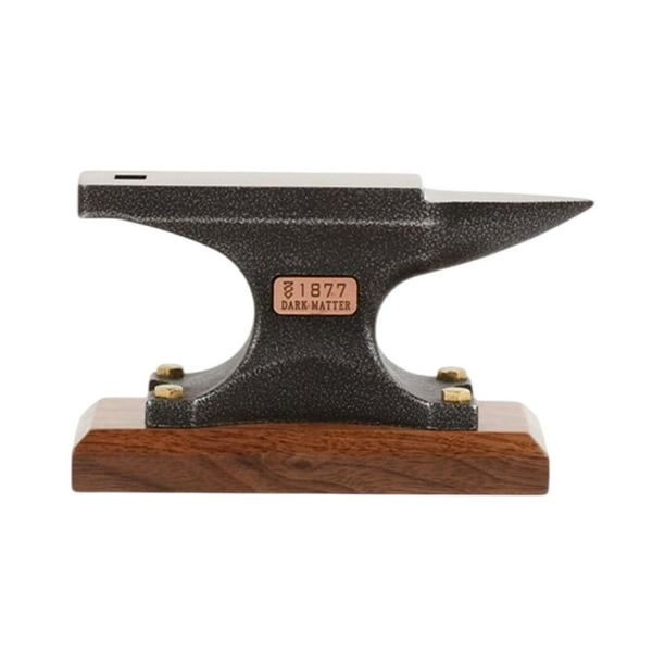 Mini yunque de cuerno para fabricación de joyas, tornillo de banco para trabajar el metal, portátil y práctico Con base