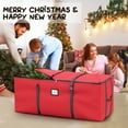 thumbnail image 7 of Christmas Tree Storage Bag, Fits up to 9 ft. Artificial Trees, Heavy Duty ,Waterproof &Tear Proof 600D Oxford (Red), 7 of 7