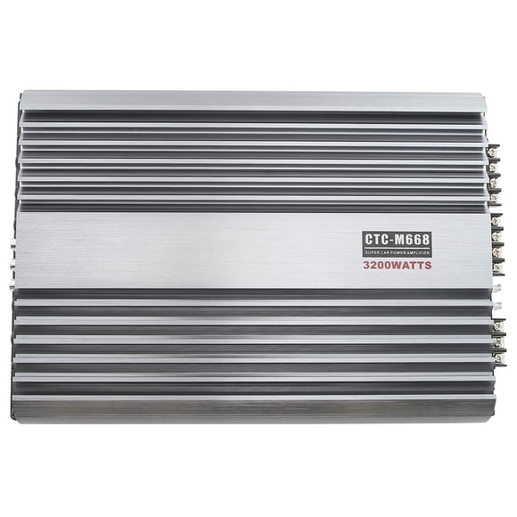 Amplificador para auto Yaeccc CTC-M668 3200W 4 canales 12V