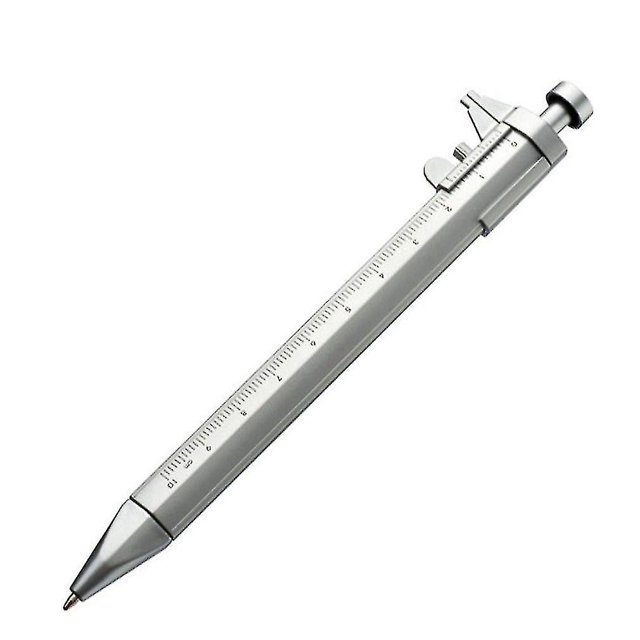 Bolígrafo de tinta de gel multifunción, calibrador Vernier, bolígrafo, 2 uds.
