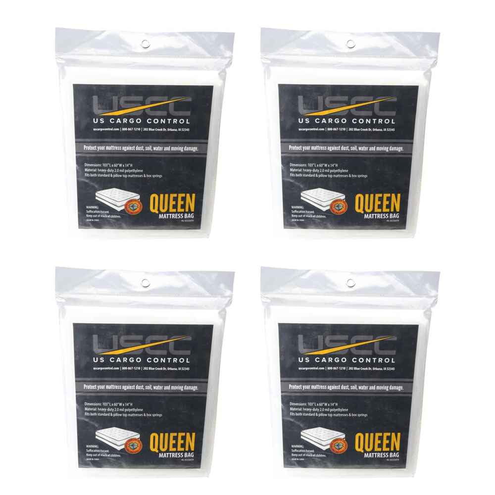 Queen Mattress Bag 2 mil. (60"x14"x103") 4 Pack