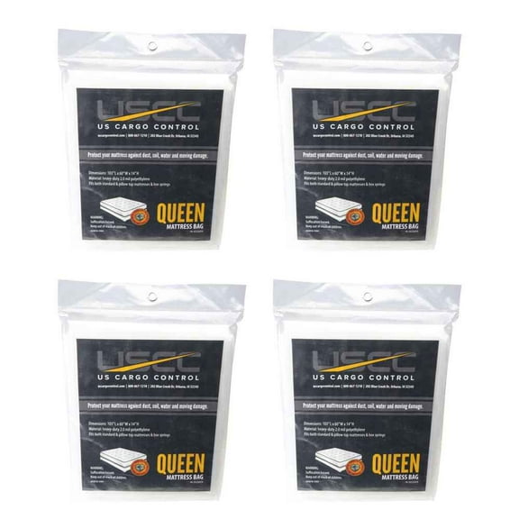 Queen Mattress Bag - 2 mil. (60"x14"x103") - 4 Pack
