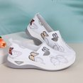 thumbnail image 4 of IUJSOY Womens Sneakers Loafers Butterfly Print Knit Mesh Walking Shoes Lightweight Slip on Shoes, 4 of 9