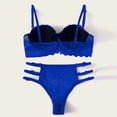 thumbnail image 7 of Everyday Bras for Women Men Briefs Lace Curtain Set 63 Long Sleeve Lace Lingerie Set Tie up Underwear Underwear 34 Action Underwear M Items Lace Lingerie for Women Set Underwear for Big And Blue M, 7 of 7