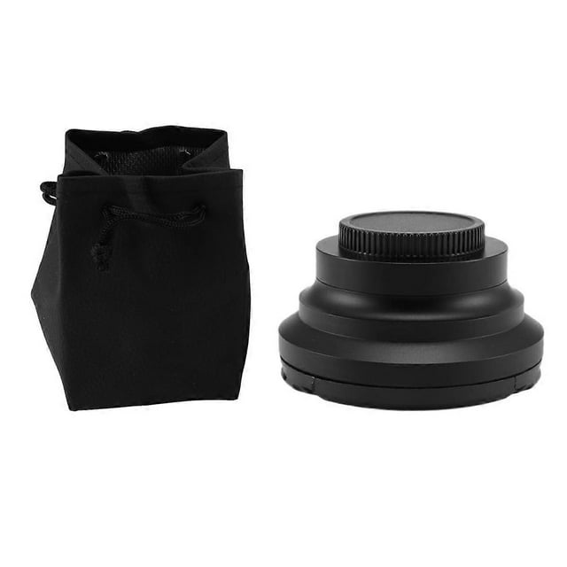 Professional 37mm Macro+72mm Wide Angle Lens 0.39X Full HD for 4K Camcorder