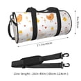 thumbnail image 2 of Balery Funny Chicken Bolsa de Gimnasio para Mujeres y Hombres, Bolsa de Viaje Impermeable, Bolsa de Fin de Semana con Compartimento para Zapatos y Bolsillo Húmedo, 2 of 6