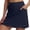 *Navy, variant on ClodeEU Womens Tennis Skirt High Waisted Mini Skirts Pockets ,Side Slit Athletic Short Skirt for Workout Light Blue,Womens Plus M