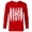 New Red, variant on Disney Mickey Mouse Original Football M Soccer - Long Sleeve T-Shirt for Men - Customized-Athletic Heather
