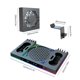 thumbnail image 2 of GamePad Charge SEAT Game Controller Many Charger RGB Dock Carga Con Soporte Ventilador 3 Niveles Tarjeta Discos Juego para Series X Consola Y Controlador, 2 of 9