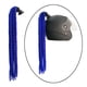thumbnail image 5 of Casco unisex para adultos con rampa degradada, cola de caballo, peluca rizada para motocicleta Azul profundo, 5 of 9