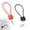 Small, variant on 2Pcs Steel Rope Padlocks with Keys, Wheelie Bin Locks with Keys, Flexible Cable Padlock, Heavy Duty Long Shackle Padlocks for Outdoor Indoor Bicycle Gym Locker Gate Suitcase (Length: 380mm)