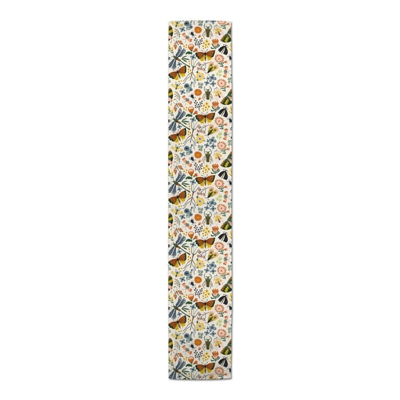 Creative Products Bug Collection 16 x 90 Cotton Twill Table Runner
