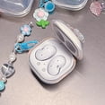 thumbnail image 3 of Case for Galaxy Buds FE/2 Pro/Pro/Live/Bud 2,Clear Flower Butterfly Earphones Full Cover,Earbuds Accessory for Boys Girls (C), 3 of 8