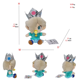 thumbnail image 3 of 41 estilos Mario Luigi Toad Toadette Muñeca Princesa Peach Hielo Fuego Flor Veneno Piraña Planta Superestrella Bob-omb Stuff Peluche Juguete, 3 of 5