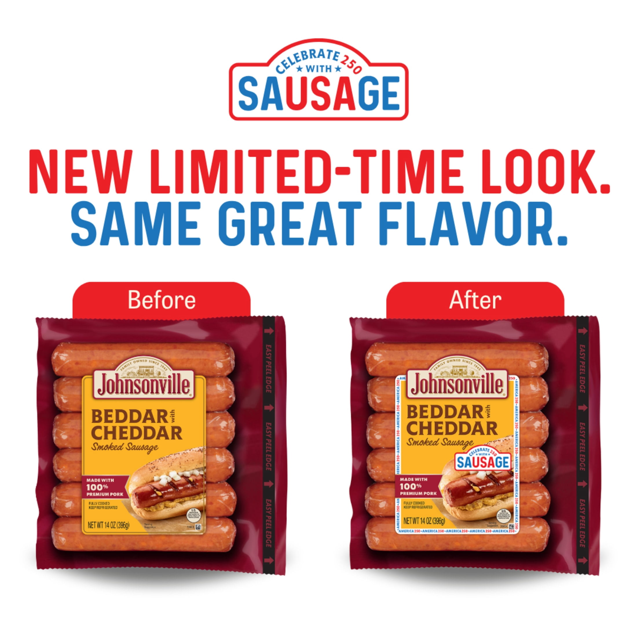 Johnsonville Beddar With Cheddar Smoked Sausage, 6 Links, 14 oz