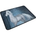 thumbnail image 2 of SKYSONIC Doormat Unicorn in Forest Lightweight Non Slip Indoor Outdoor Entryway Rugs Floor Mat for Bathroom Kitchen Entrance 23.6 x 15.7 inches, 2 of 5