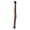 Brown, variant on Punk Style Motorcycle Helmet Ponytail - High Temp Fiber Dreadlock Braids, Black/White (12 inch / 30.5 cm)