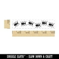 thumbnail image 2 of Trail of Ants Rectangle Rubber Stamp Stamping Scrapbooking Crafting - Small 2.50in, 2 of 7