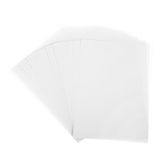 Uxcell 7" x 5" Vellum Paper, 36 Pcs Printable Tracing Paper, Translucent Vellum Sheets Jackets Tracing 100g for Invitations Belly Bands Drawing, White
