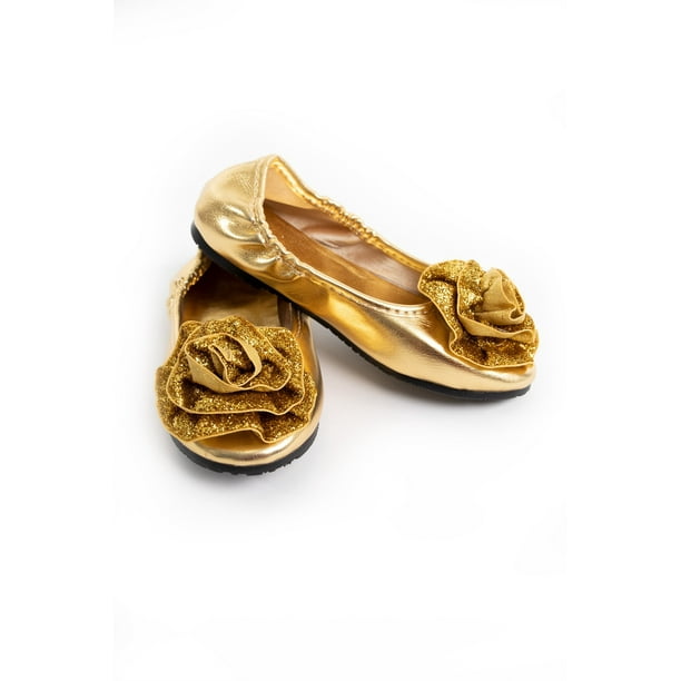 Gold Sparkle Shoes *NEW SIZING*