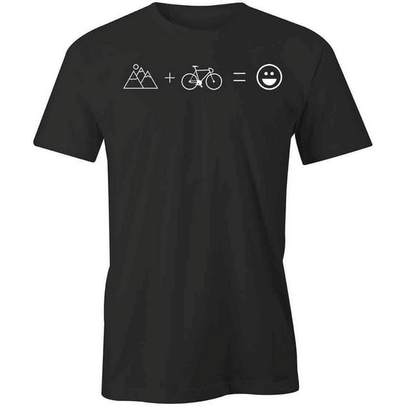 Mountain Bike T-Shirt | Cool Cycling Black Tee Gift