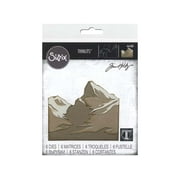 Angle View: 1PK Sizzix Dies Tim Holtz Thinlits Mountain Top