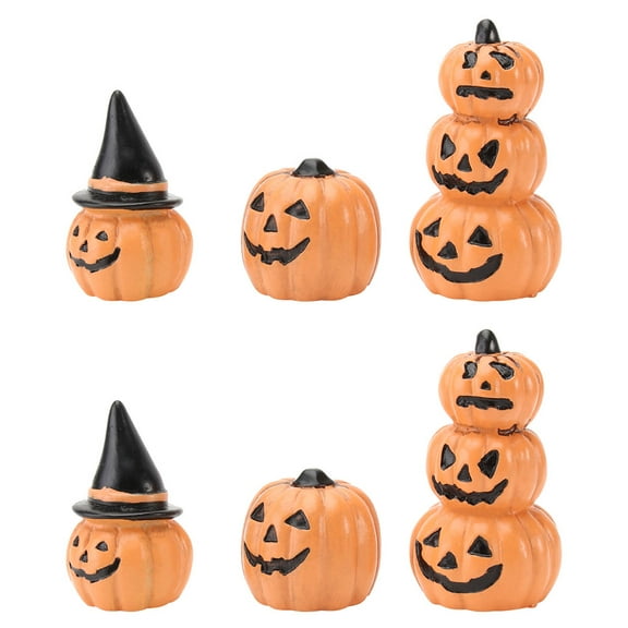 WRISTBIQUE simulation pumpkin adornment 6pcs Resin Assorted