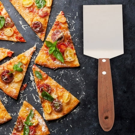 LABRIMP Cooking Spatulas 1Pc Stainless Steel Wood for Grilling Baking Pancake 21×2.6in LABRIMP Cooking Spatulas 1Pc Stainless Steel Wood for Grilling Baking Pancake 21×2.6in