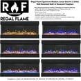 thumbnail image 6 of Regal Flame Spectrum 50" Modern Linear Electric 3 Sided Wall Mounted Fireplace, 6 of 9