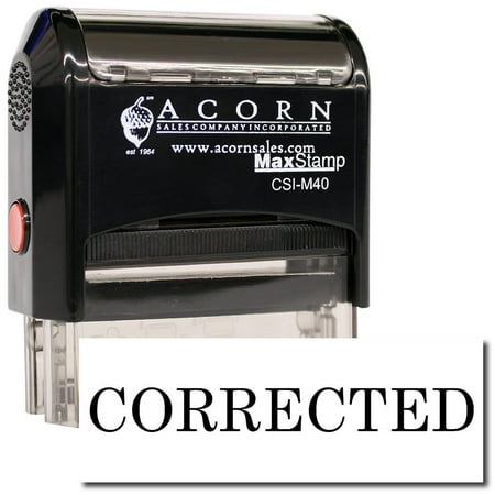 large self inking corrected stamp walmart com