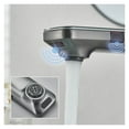 thumbnail image 3 of Gun Grey Smart Sensor Basin Faucet, Digital Display Screen Hot Cold Water Mixer Tap, Vanity Touchless Faucet For Bathroom Basin, 3 of 13