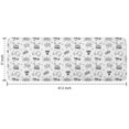 thumbnail image 7 of Monochrome Controllers Games Icons White Pattern Kitchen Rug Mat,Kitchen Runner Rugs Non Skid Washable,Decorative Kitchen Floor Mats for Kitchen,Sink,Laundry,17"x47.2", 7 of 7