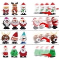 thumbnail image 3 of Papá Noel saltando en cadena, alce, pingüino, muñeco de nieve, juguete de cuerda, árbol de Navidad, regalos de Navidad, 3 of 5