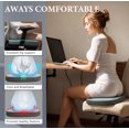 thumbnail image 4 of Johnear Seat Cushion Breathable Office Chair Cushion Comfort Foam Pillow Pain Relief Desk Chair Cushion for Long Sitting Office Workers, Wheelchair Cushions, Car Seat Cushions for Relieves Back Sciati, 4 of 6