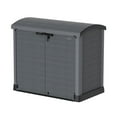 thumbnail image 1 of Duramax CedarGrain StoreAway 1200L Arch Lid Deck & Garden Storage Box, Grey, 1 of 10