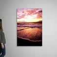 thumbnail image 2 of Great Big Canvas "Hawaii, Maui, Wailea Beach At Sunset, Pink Clouds And Reflections On Water"  by Joe Carini White Peach   Wrapped Canvas Print Wall Artwork, 2 of 7