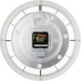 thumbnail image 4 of Seiko 11" St. John Metal Wall Clock, White Modern Quartz, Analog, QXA520WLH, 4 of 5