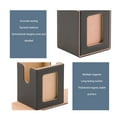 thumbnail image 4 of Card Deck Box, PU Leather Card Deck Case Card Storage Box Magnetic Closure Separate Card Deck Case Playing Card Box for Table Display, 4 of 7