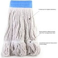 thumbnail image 4 of Looped End Mop Head Long Lasting Replacement Mop Head For Commercial Or Home Use Mop Head Refill 1 Pack Random Color, 4 of 7