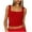 Red-01, variant on Mittory Womens Square Neck Lace Tank Tops Double Lined Sleeveless Cute Going Out Tops