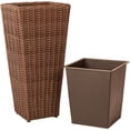 thumbnail image 4 of Patio Sense 62501 Alto Wicker Planter Set, 2 piece, 4 of 5