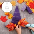 thumbnail image 6 of een Metal Wreath Frame Witch Hat Pumpkin Shaped DIY Door Hanging Decor Fall Autumn Farmhouse Decoration 25x20cm 34x32cm"}, 6 of 6