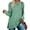2# Green, variant on SWQZVT Womens Fall Tops Long Sleeve Shirts Crewneck Loose Casual Pullover Fashion Color Block Side Split Black Tunic Tops Lightweight Sweatshirts Size L