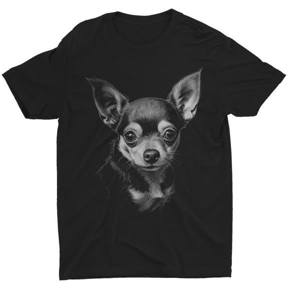Chihuahua Dog T-Shirt Dog Mom Dad Gift Funny Animal Shirt Pet Lover Men Graphic