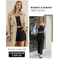 thumbnail image 6 of Ekouaer Womens 4 Piece Lounge Sets Ribbed Knit Crop Tank Top and Shorts Pants Casual Outfits, 6 of 7